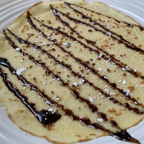 Delicious Dutch Pancakes (Pannekoek) with Apple Stroop