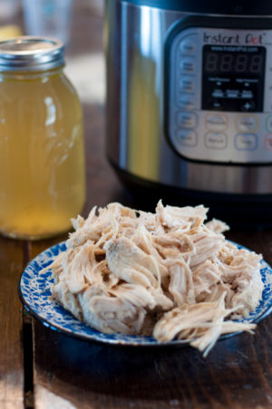 Instant Pot Freezer Meal Shredded Chicken