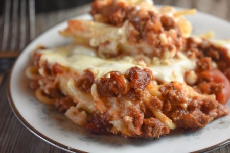 Ground Beef Spaghetti Pie