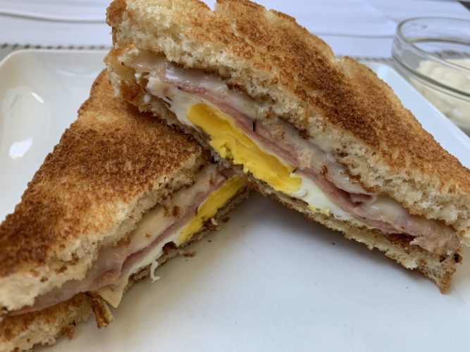 Ham, Egg, and Cheese Sandwich with Secret Sauce