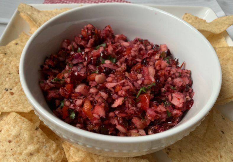 The Thanksgiving Burrito with Cranberry Apple Salsa