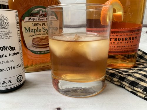 Maple Bourbon Old Fashioned Cocktail - Aberdeen's Kitchen